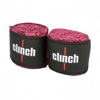 Бинты эластичные Clinch Boxing Crepe Bandage Tech Fix розовые C1140