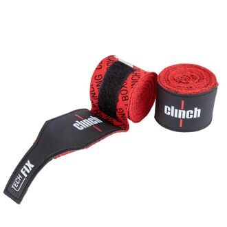 Бинты эластичные Clinch Boxing Crepe Bandage Tech Fix красные C1140