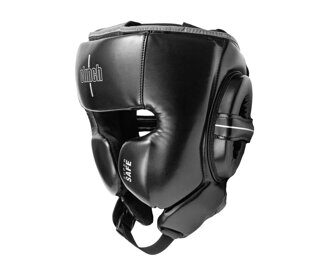 Шлем боксерский Clinch Contender черно-серый C1226