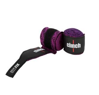 Бинты эластичные Clinch Boxing Crepe Bandage Tech Fix фиолетовые C1140