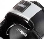 Шлем боксерский Clinch Punch 2.0 Full Face черно-серебристый C1148