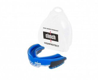 Капа одночелюстная Clinch Contender Triple Layer Mouthguard сине-черная C1513