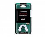 Капа одночелюстная Clinch Champion Triple Layer Mouthguard бело-черно-оранжевая C1514