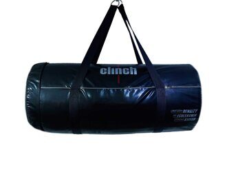 Мешок боксерский горизонтальный Clinch PU Profi & Durable 90x45 см черный C1809-45