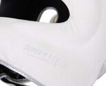 Шлем для единоборств с бампером Clinch Face Guard бело-серебристый C1149