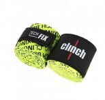 Бинты эластичные Clinch Boxing Crepe Bandage Tech Fix ярко-зеленые C1140