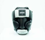 Шлем боксерский Clinch Punch 2.0 Full Face черно-серебристый C1148